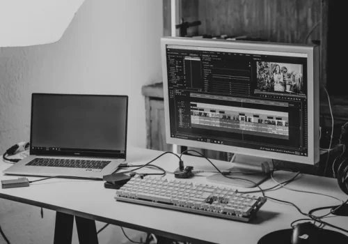 Dual-monitor editing workstation (1)